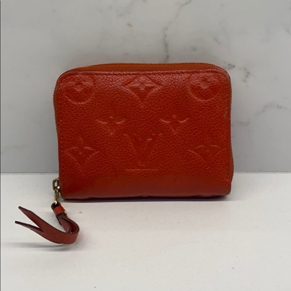 Bright Red Louis Vuitton Zippy Coin Purse!